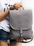Customizable Gray Laptop Bag Minimalist Slim Backpack-3
