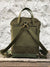 Green Two Toned Traveller Backpack, Vegan Cross Body Bag | Aris Bags - Aris Bags