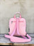 pink mini backpack, cute floral rucksack, womens kids backpack, bohemian bag