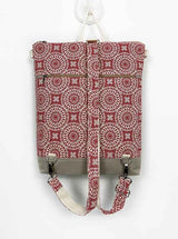 red mandala womens rucksack, deisnger bohemian backpack, festival backpack