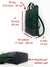 Grey - Teal Messenger Convertible Backpack