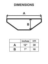 designre fanny pack size chart