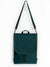 Teal Green Slim Designer Backpack, Waterproof Women's Flap Rucksack