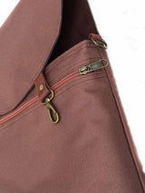 Cinnamon Functional Slim Backpack Women's Cross Body Bag-4