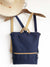 Navy Blue Waterproof Minimalist Backpack