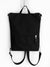 Black Waterproof Multipurpose Backpack Cross Body Bag